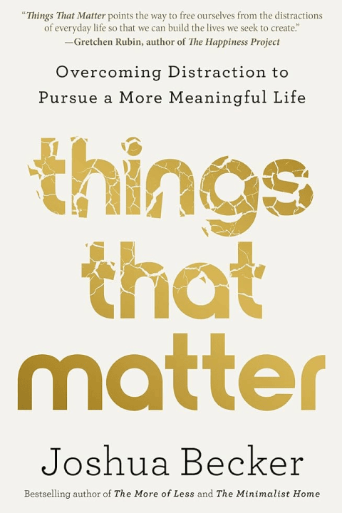 Things That Matter book cover
